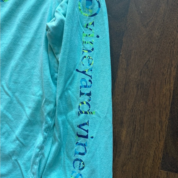 Vineyard Vines Island Tee Light Blue Long Sleeve Shirt size large - Picture 3 of 6